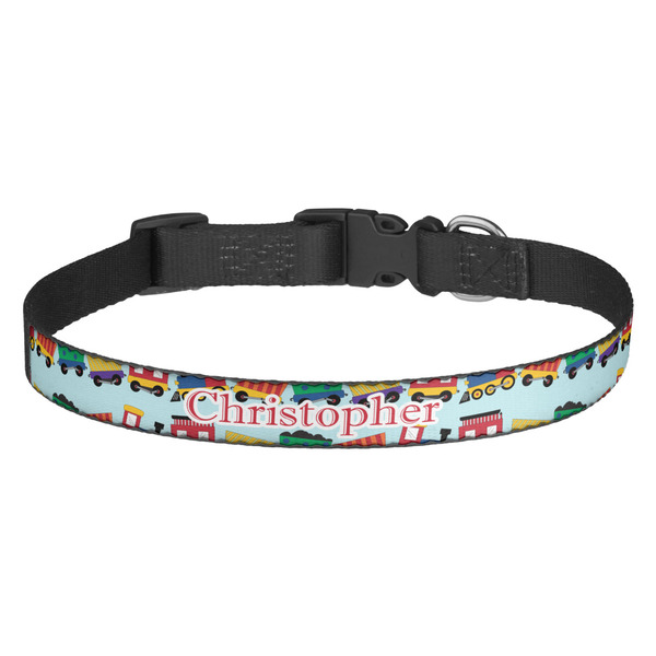 Custom Trains Dog Collar (Personalized)