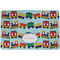 Trains Dog Food Mat w/ Name or Text