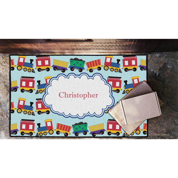 Trains Door Mat - LIFESTYLE (Lrg)