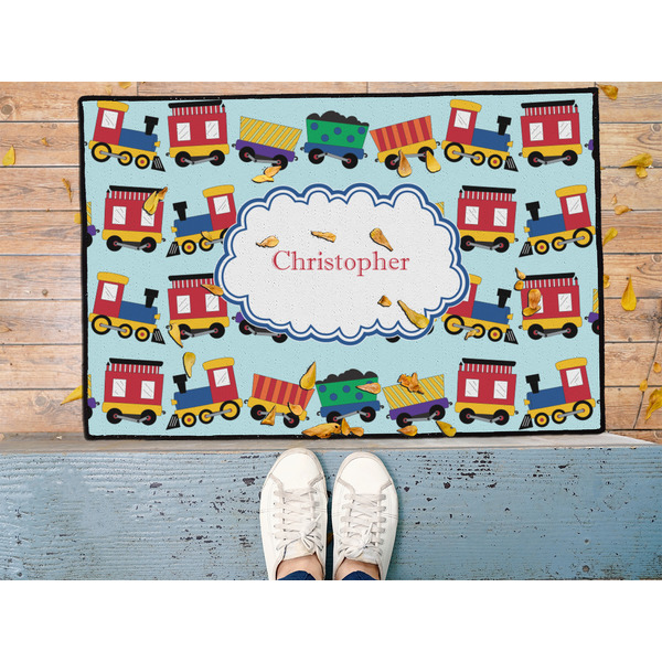 Trains Door Mat - LIFESTYLE (Med)