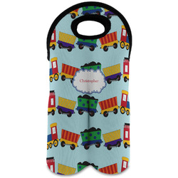 Trains Wine Tote Bag (2 Bottles) (Personalized)