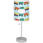 Trains Lamp with Drum Shade (Personalized)