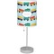 Trains Lamp with Drum Shade (Personalized)