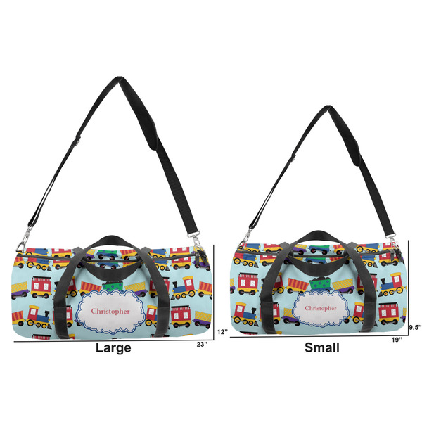 Trains Duffle Bag Small and Large
