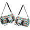 Trains Duffle bag large front and back sides