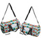 Trains Duffle bag small front and back sides