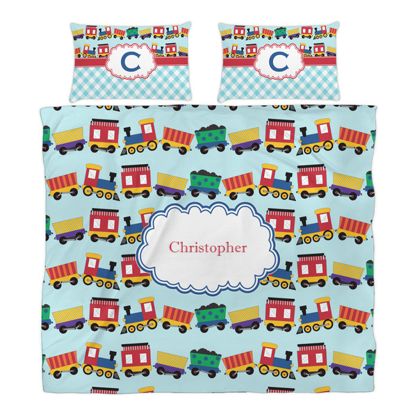 Trains Duvet Cover Set - King - Alt Approval