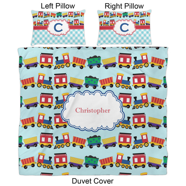 Trains Duvet Cover Set - King - Approval