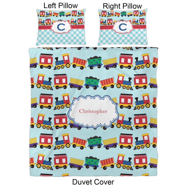 Trains Duvet Cover Set - Queen - Approval