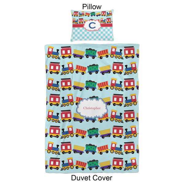 Trains Duvet Cover Set - Twin XL - Approval