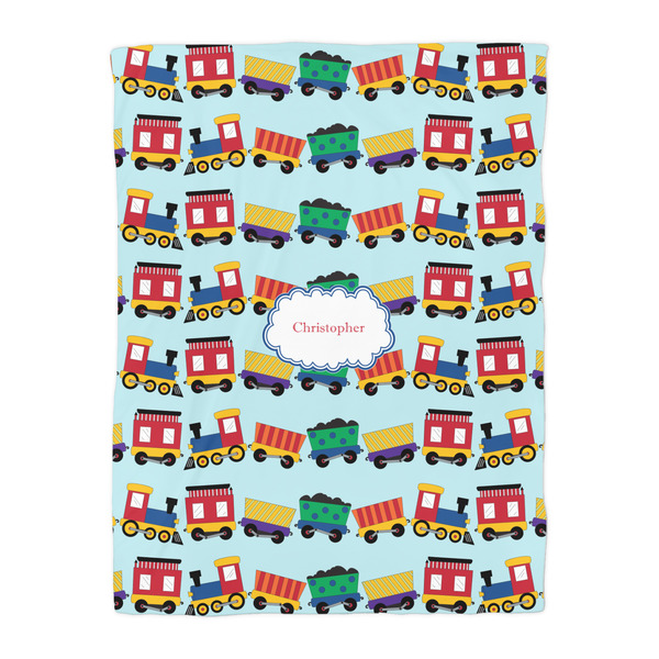 Trains Duvet Cover - Twin - Front