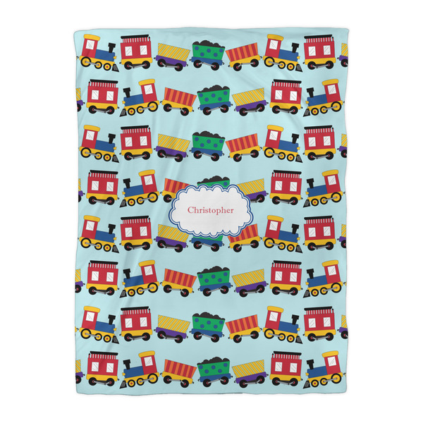 Trains Duvet Cover - Twin XL - Front