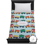Trains Duvet Cover - Twin (Personalized)