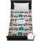 Trains Duvet Cover - Twin (Personalized)