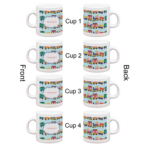 Trains Espresso Cup Set of 4 - Apvl