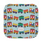 Trains Face Cloth-Rounded Corners