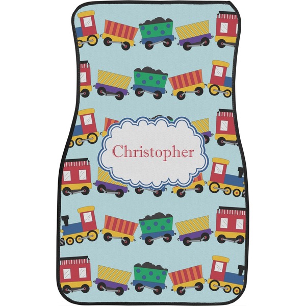 Trains Custom Car Floor Mats (Front Seat)