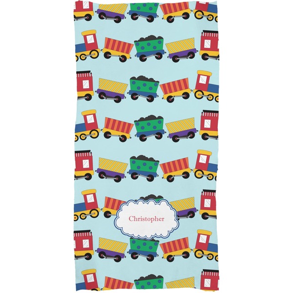 Trains Full Sized Bath Towel - Apvl