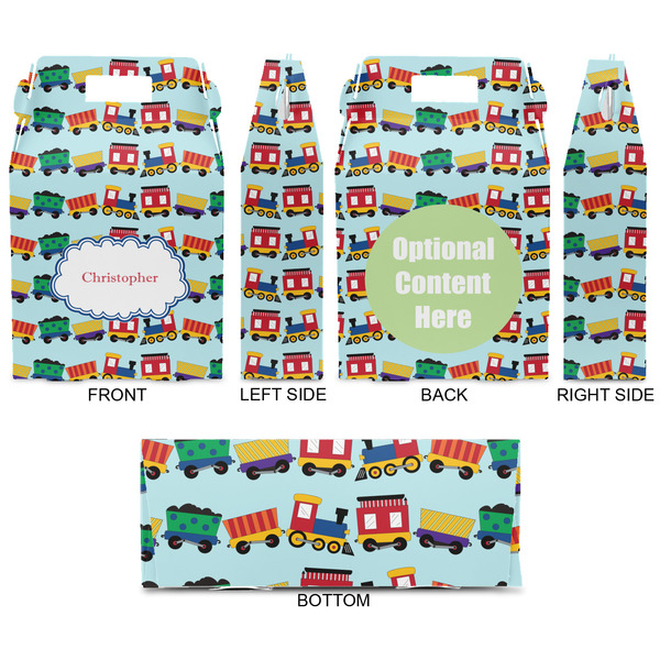 Trains Gable Favor Box - Approval