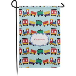 Trains Garden Flag (Personalized)