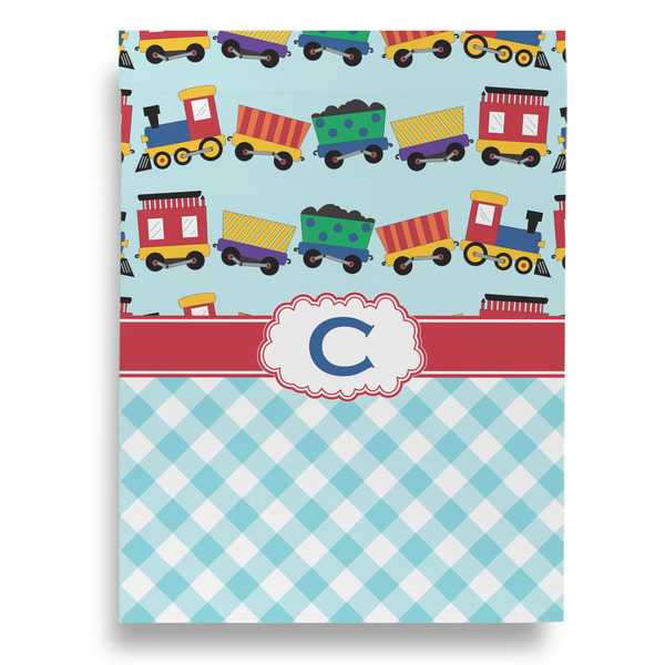 Trains Garden Flags - Large - Double Sided - BACK
