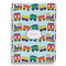 Trains House Flags - Double Sided - FRONT