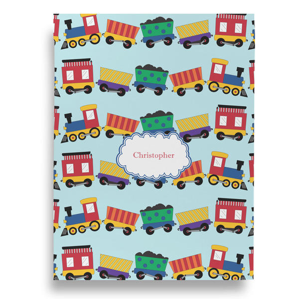 Trains Garden Flags - Large - Single Sided - FRONT