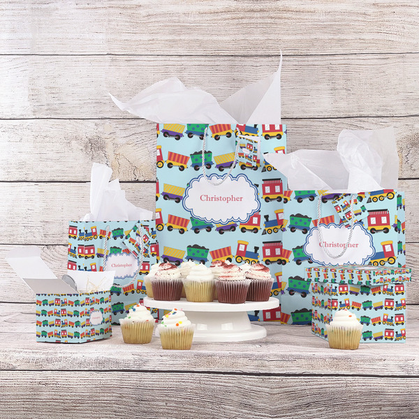 Trains Gift Bags - In Context