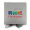 Trains Gift Boxes with Magnetic Lid - Silver - Approval