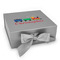 Trains Gift Boxes with Magnetic Lid - Silver - Front