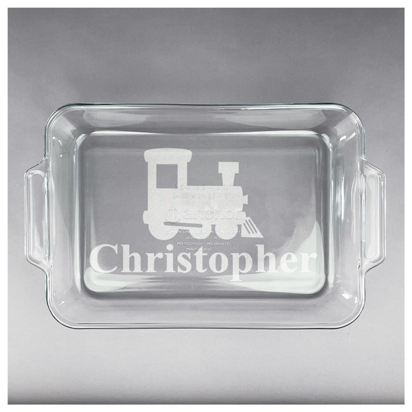 Trains Glass Baking Dish - APPROVAL (13x9)
