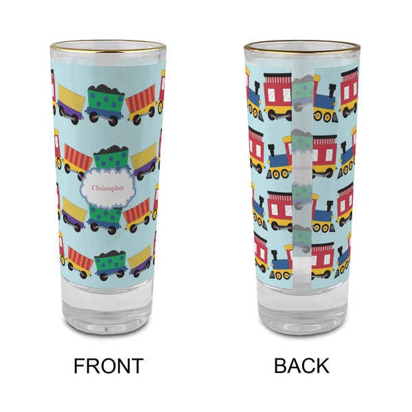 Trains Glass Shot Glass - 2 oz - Single - APPROVAL