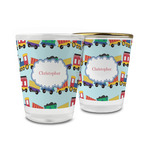 Trains Glass Shot Glass - 1.5 oz (Personalized)