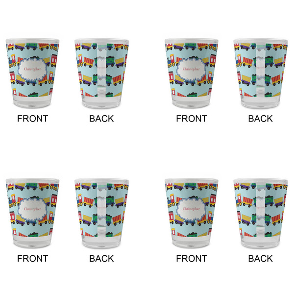 Trains Glass Shot Glass - Standard - Set of 4 - APPROVAL