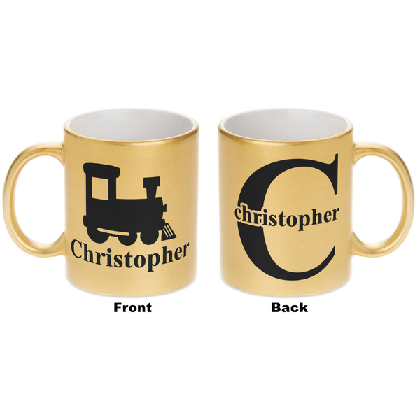 Trains Gold Mug - Apvl
