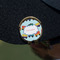 Trains Golf Ball Marker Hat Clip - Gold - On Hat