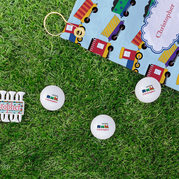 Trains Golf Balls - Generic - Set of 3 - LIFESTYLE