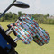 Trains Golf Club Cover - Set of 9 - On Clubs