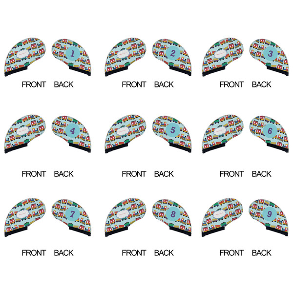 Trains Golf Club Covers - APPROVAL (set of 9)