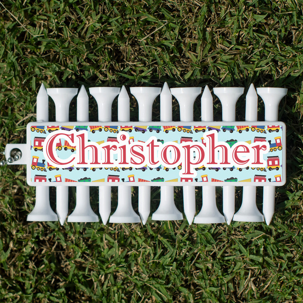 Custom Trains Golf Tees & Ball Markers Set (Personalized)