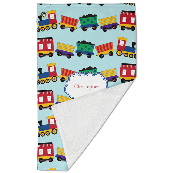 Trains Golf Towel - Folded (Large)