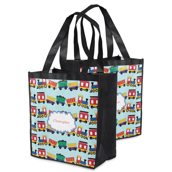 Trains Grocery Bag - MAIN