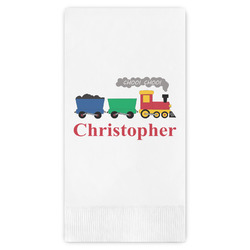 Trains Guest Towels - Full Color (Personalized)
