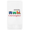 Trains Guest Napkins - Full Color - Embossed Edge (Personalized)