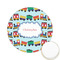 Trains Printed Cookie Topper - 2.15" (Personalized)