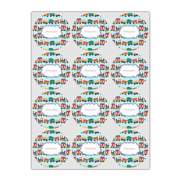 Trains Icing Circle - Small - Set of 12