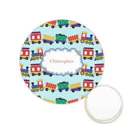 Trains Printed Cookie Topper - 1.25" (Personalized)