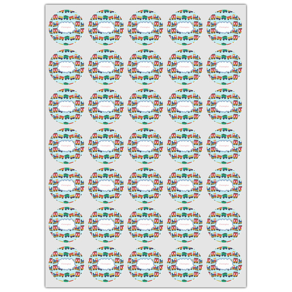 Trains Icing Circle - XSmall - Set of 35