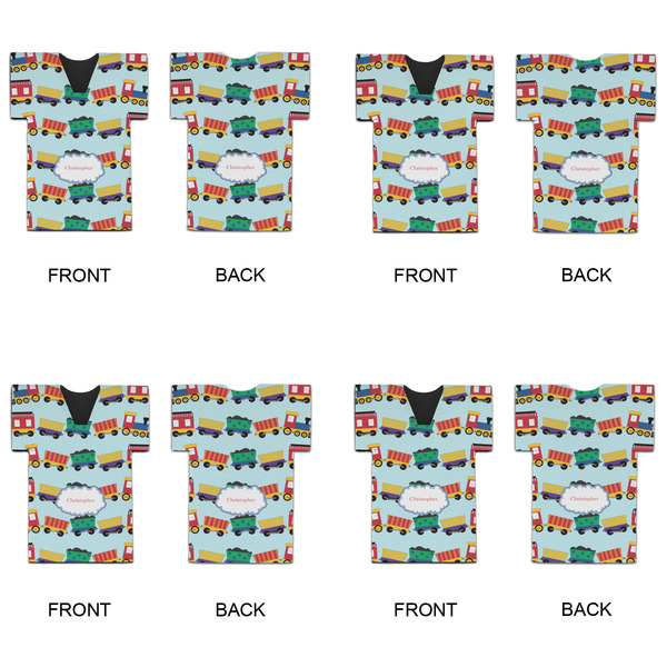 Trains Jersey Bottle Cooler - Set of 4 - APPROVAL