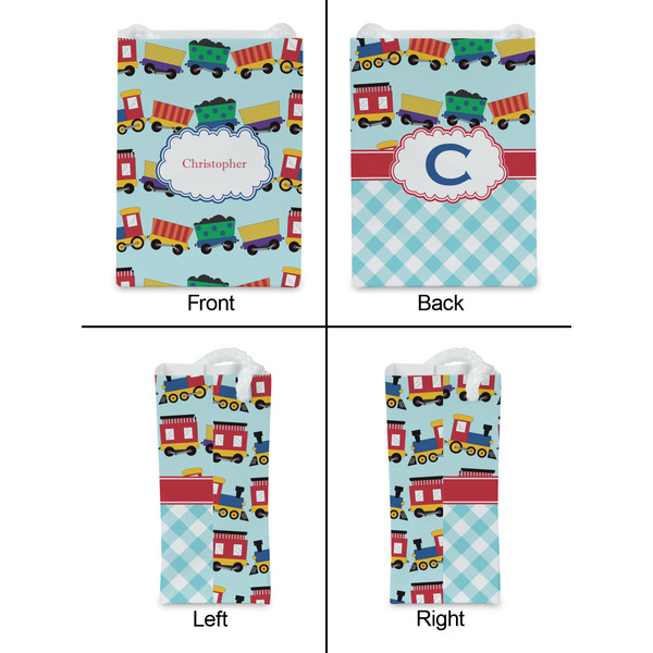 Trains Jewelry Gift Bag - Matte - Approval